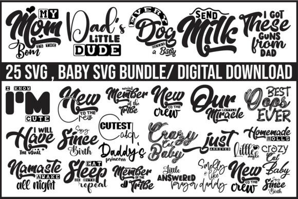 Baby Girl SVG Bundle: Graphics for T-Shirt Designs