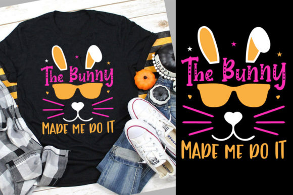 Easter Bunny SVG Graphics & Print Templates