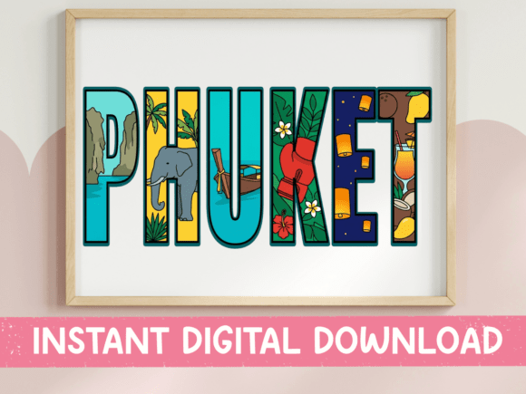 Phuket SVG Graphics for T-Shirt Designs