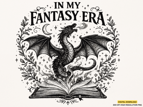 Reviewing In My Fantasy Era PNG for Embroidery Projects