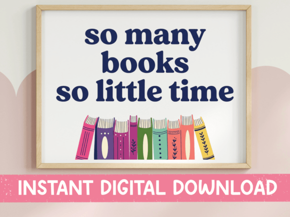 So Many Books Rainbow SVG: Graphics for T-Shirt Designs