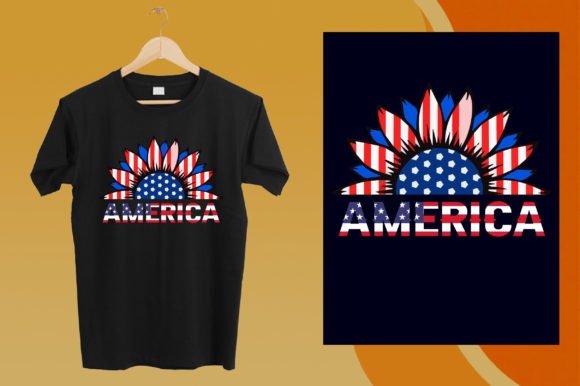 Sunflower T-Shirt Design: Graphics & Print Templates