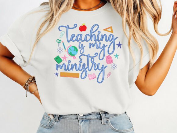 Teaching Ministry T-Shirt Design Graphics